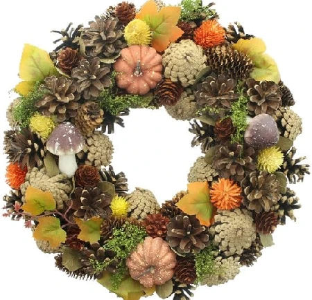 Herfstkrans maken